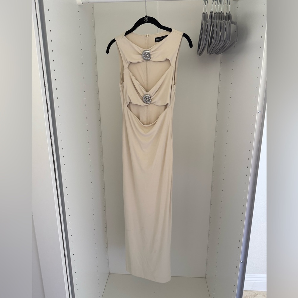 Zara Seashell Midi Dress
